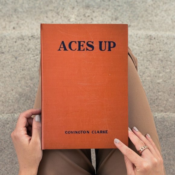 Vintage Other - Vtg 1929 WW1 Book, Aces Up by Covington Clarke